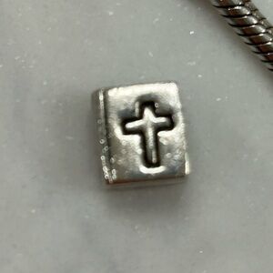 Pandora retired sterling silver bible charm
